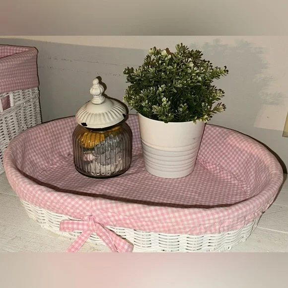 Pottery Barn Kids (PBK) Basket Set and Pull-Backs - Picture 2 of 12